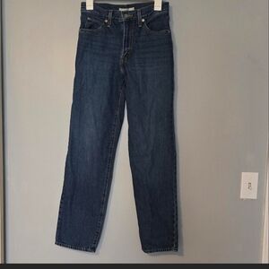 Levi's 94 Baggie Wide Leg Jeans Dark Blue